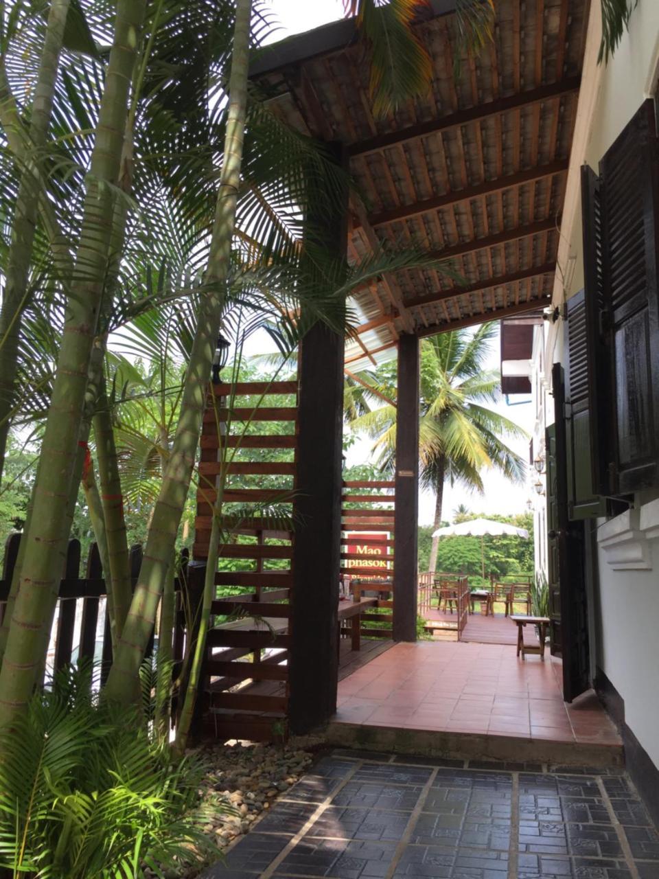 לואנג פרבאנג Mao Phasok Riverside Guesthouse מראה חיצוני תמונה